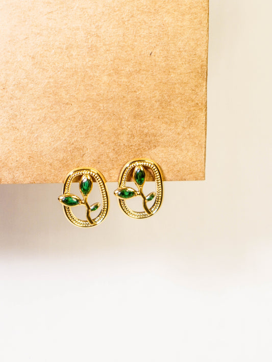 Golden Vine Earrings