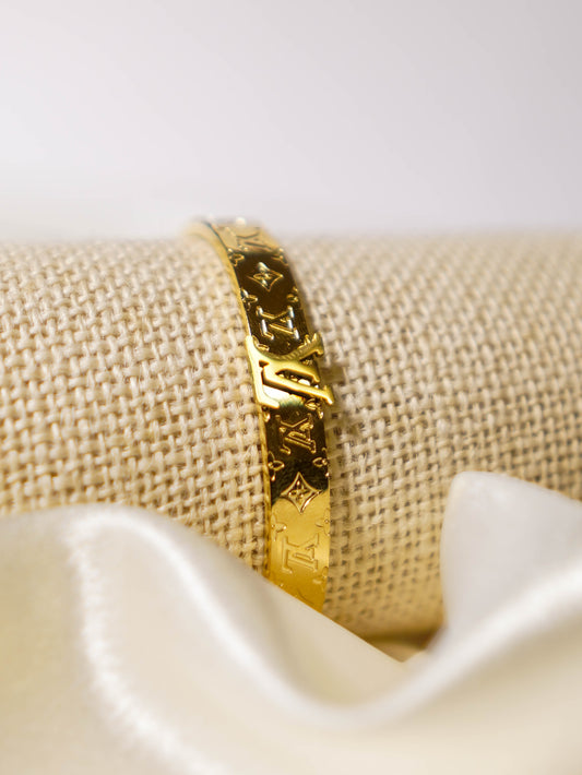 LV Gold Kada Bracelet