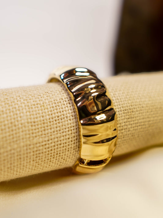 Gold TexTure Bracelet
