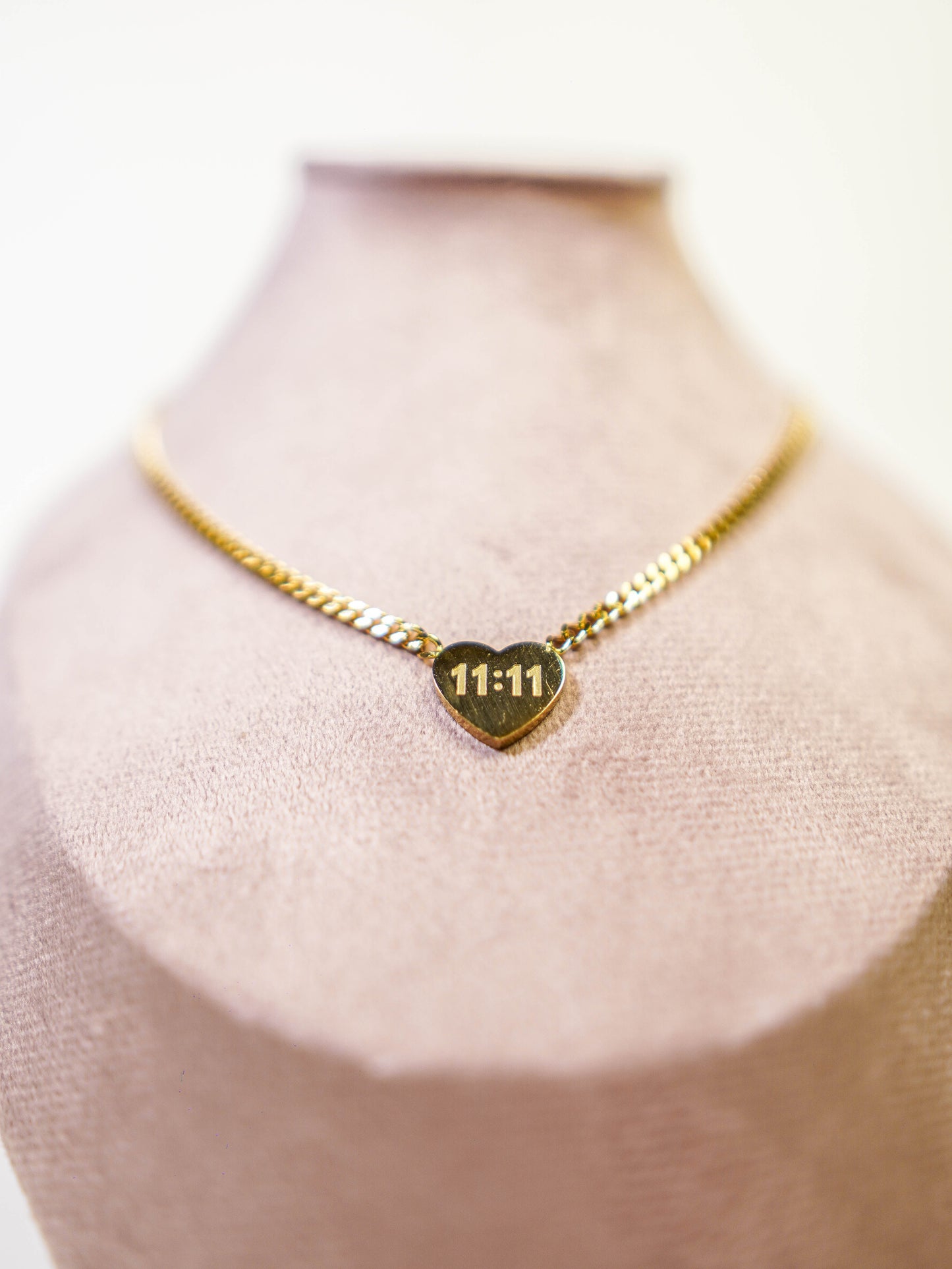 11:11 Heart Necklace
