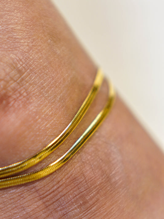 Duo Serpent Anklet